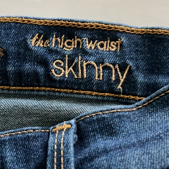 7 For All Mankind The High Waist Skinny Size 27 - Picture 11 of 16
